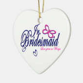 Liefde geeft ons vleugels keramisch ornament (Links)