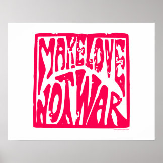 Liefde, geen oorlog poster