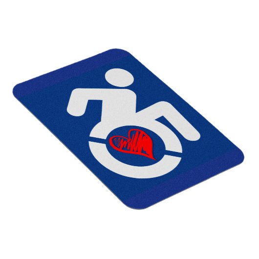 Liefde gehandicapt magneet (Rechterzijde)