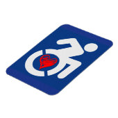 Liefde gehandicapt magneet (Linkerzijde)