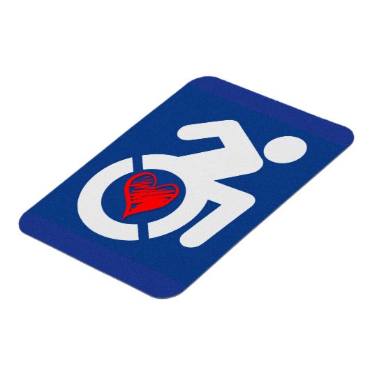 Liefde gehandicapt magneet (Linkerzijde)
