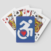 Liefde gehandicapt pokerkaarten (Achterkant)