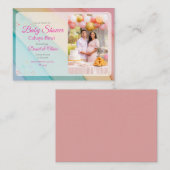 Liefde, gelach en een nieuwe baby notitiekaartje (Voorkant / Achterkant)