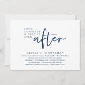 Liefde, gelach en nog lang en gelukkig na de recep kaart (Voorkant)