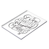 Liefde Gelach & Magische herinneringen met briefte Notitieboek (Linkerzijde)