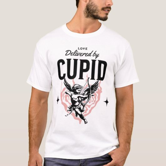 Liefde geleverd door Cupido T-Shirt (Voorkant)
