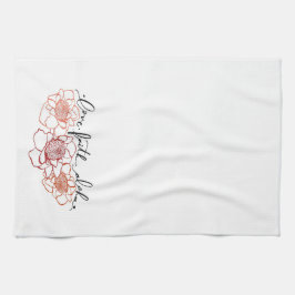 Liefde geloof en Aloha Kitchen Towel Theedoek
