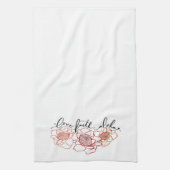 Liefde geloof en Aloha Kitchen Towel Theedoek (Verticaal)