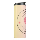 Liefde & Geluk Waterfles Thermosbeker (Gedraaid links)