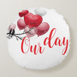 Liefde – Gelukkige Valentijnsdag Rond Kussen