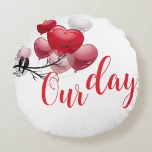 Liefde – Gelukkige Valentijnsdag Rond Kussen