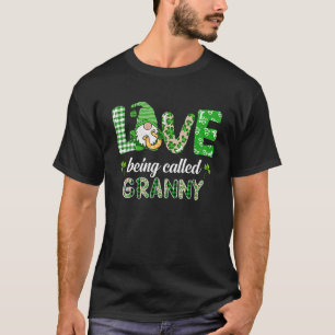 Liefde genaamd Granny Gnome Pset St Patricks D T-shirt