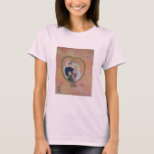 Liefde geneest Charity Heart Art T-shirt (Voorkant)