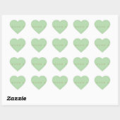 Liefde geneest hart sticker (Vel)