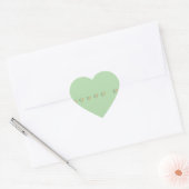 Liefde geneest hart sticker (Envelop)