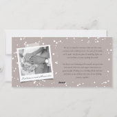 Liefde & geniet van onze eerste kerstfotocollage feestdagenkaart (Achterkant)