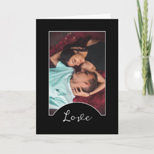 Liefde, gepersonaliseerde foto, romantische Valent Kaart