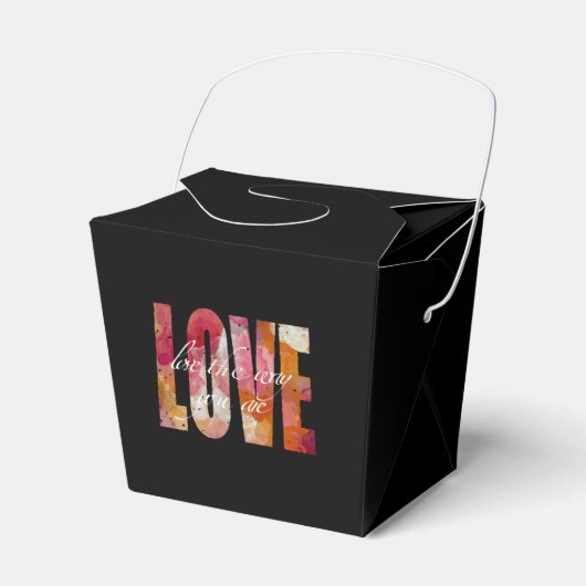 Liefde Geschenkdoos Bedankdoosjes (Voorkant Zijde)