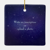 Liefde geschreven in de Stars Custom Sentimental W Keramisch Ornament (Achterkant)