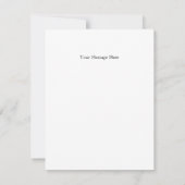 Liefde geschreven in de Stars Custom Sentimental W Notitiekaartje (Achterkant)