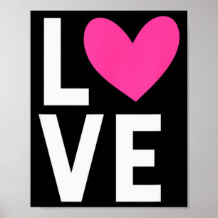 Liefde Geschreven Met Een Hart _ Valentijn Poster