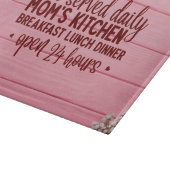 Liefde geserveerd Dagelijks Mam's Keuken Open 24 u Snijplank (Hoek)