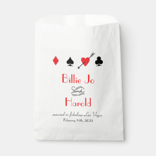 Liefde geslagen in Las Vegas bruiloft gunst tas Bedankzakje