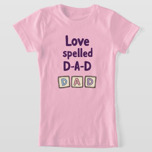 LIEFDE GESPELD D-A-D T-SHIRT (Laagn)