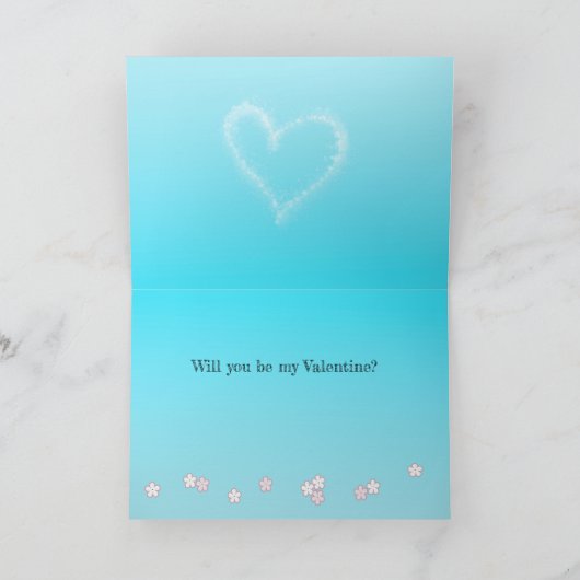 "Liefde" gespeld met aminozuren - aangepaste tekst Kaart (Binnen)