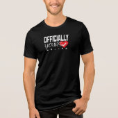 Liefde Geverifieerd Hart Vinkje Tri-Blend Shirt (Voorkant)