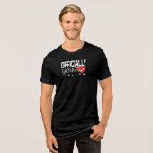 Liefde Geverifieerd Hart Vinkje Tri-Blend Shirt (Voorkant volledig)