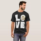 Liefde Gevist Opa Visser Pet Grappige Forel Fis T-shirt (Voorkant volledig)