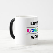 Liefde Gewonnen Magische Mok (Voorkant links)