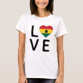 Liefde - Ghana Flag T-shirt (Voorkant)