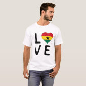 Liefde - Ghana Flag T-shirt (Voorkant volledig)