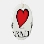 liefde gibraltar keramisch ornament (Rechts)