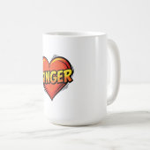 Liefde Ginger Koffiemok (Voorkant rechts)