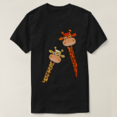 Liefde Giraffe Giraffe Lovers Giraffe T-shirt (Design voorkant)