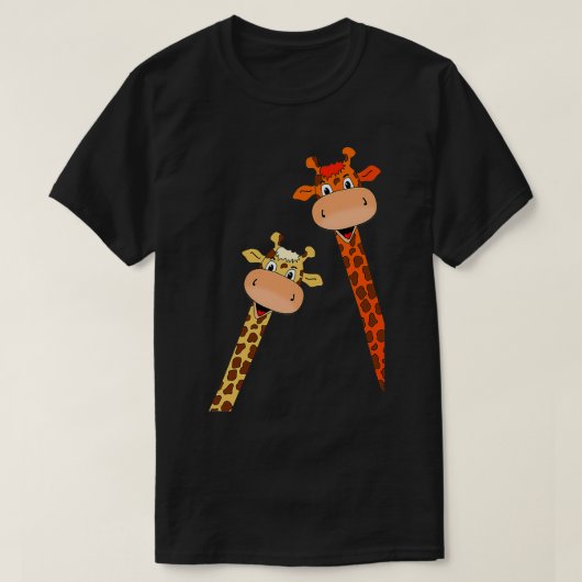 Liefde Giraffe Giraffe Lovers Giraffe T-shirt (Design voorkant)