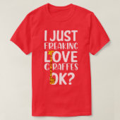 Liefde Giraffes 1 T-shirt (Design voorkant)