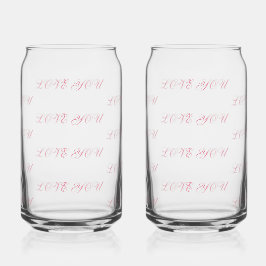 Liefde Glazen Kop | Romantisch Drinkglas 
