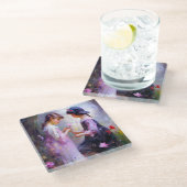 Liefde Glazen Onderzetter (Schuin)