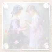 Liefde Glazen Onderzetter (Achterkant)