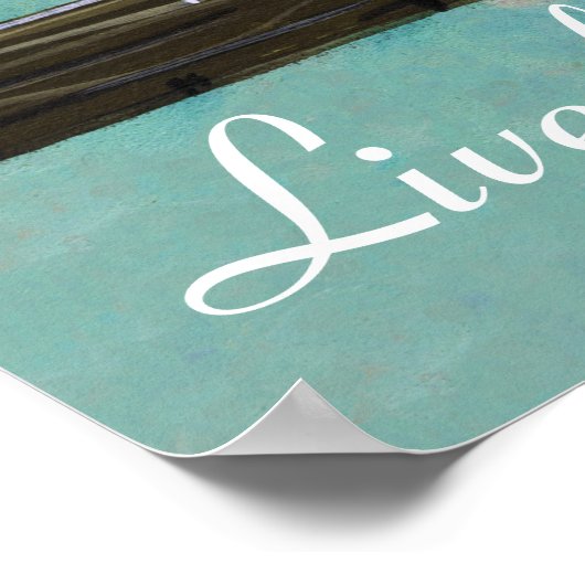 Liefde glimlach kleurrijke acrylpapegaai met tekst poster (Hoek)