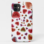 Liefde, glitterige harten 2 Case-Mate iPhone case (Achterkant)