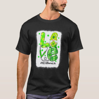 Liefde Gnomie Nicu Verpleegster Leven St Patrick S T-shirt