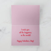 Liefde gnoom met hartenballonkaart kaart (Binnen)