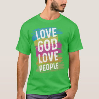 Liefde God houdt mensen Bijbel Verse 1 T-shirt