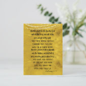 Liefde God KJV Bijbelverzen Briefkaart (Staand voorkant)