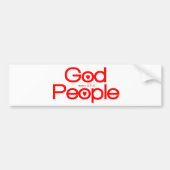 Liefde God, liefdesmensen Bumpersticker (Voorkant)